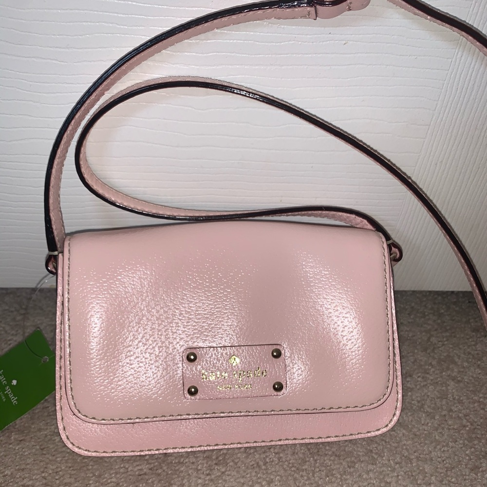 NWT small kate spade pink crossbody bag